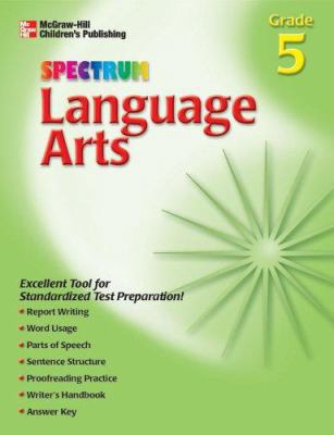 Spectrum Language Arts, Grade 5 1561899550 Book Cover