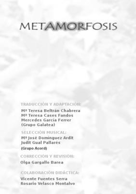 Metamorfosis [Spanish] 129136465X Book Cover