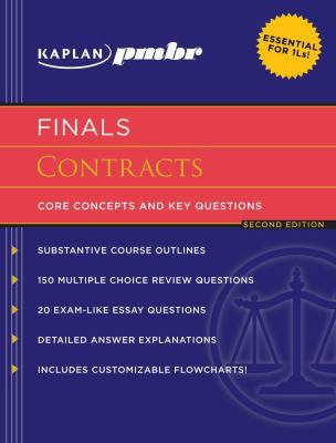 Kaplan pmbr Finals Contracts: Core Concepts and... 1607140926 Book Cover