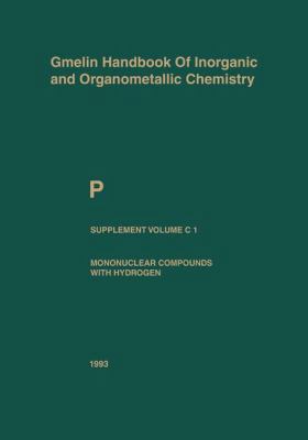 P Phosphorus: Mononuclear Compounds with Hydrogen 3662088495 Book Cover