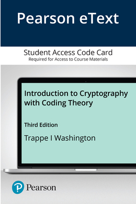 Introduction to Cryptography with Coding Theory 0134859065 Book Cover