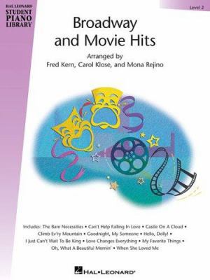 Broadway And Movie Hits Level 2 Book Only Hlspl 1423400593 Book Cover