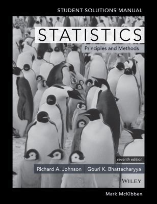 Statistics 7e Student Solutions Manual 1118616316 Book Cover