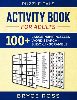 Activity Book For Adults: 100+ Large Font Sudok... [Large Print] 1990100155 Book Cover