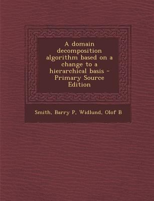 A Domain Decomposition Algorithm Based on a Cha... 1293715913 Book Cover