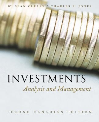 Investments: Analysis and Management 0470835427 Book Cover