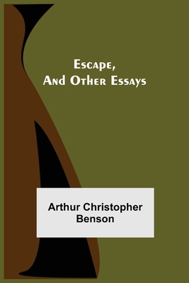 Escape, and Other Essays 9354941125 Book Cover