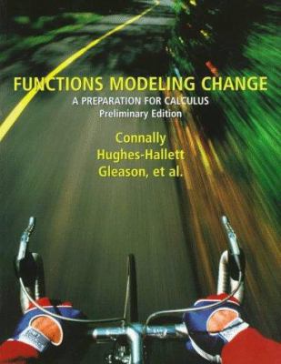 Functions Modeling Change: A Preparation for Ca... 047117081X Book Cover