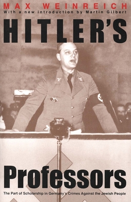Hitler's Professors 0300053878 Book Cover