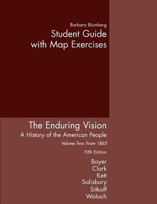 Student Guide with Map Exercises for "Enduring ... 0618295674 Book Cover