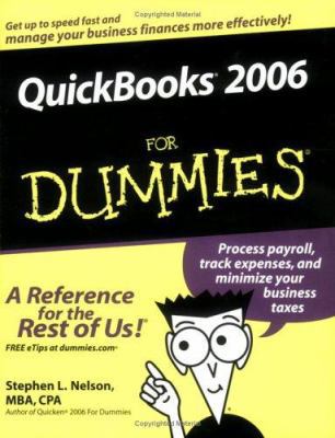 QuickBooks 2006 For Dummies (For Dummies Series) B007YWHN8E Book Cover