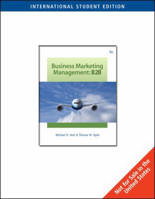 Business Marketing Management 0324361041 Book Cover