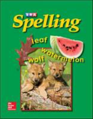 Sra Spelling, Student Edition (Softcover), Grade 4 0075722895 Book Cover