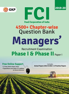 FCI Manager Phase I & Phase II (Paper 1) - Chap... 9389573173 Book Cover