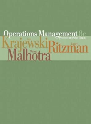 Operations Management: Process and Value Chains... 013187294X Book Cover