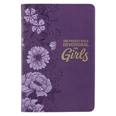 Pocket Bible Devotional for Girls Faux Leather 1639521364 Book Cover