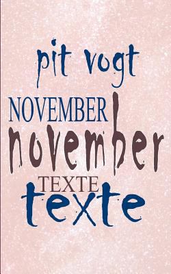 November: Texte [German] 3741295213 Book Cover