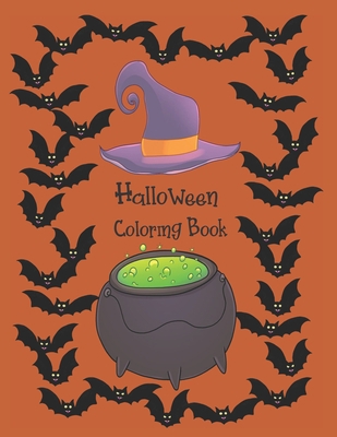 Halloween Coloring Book: Cute Halloween Book fo... 169014663X Book Cover