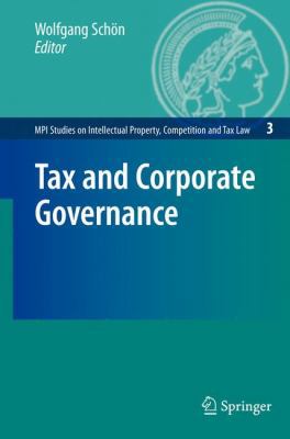 Tax and Corporate Governance 3540772758 Book Cover