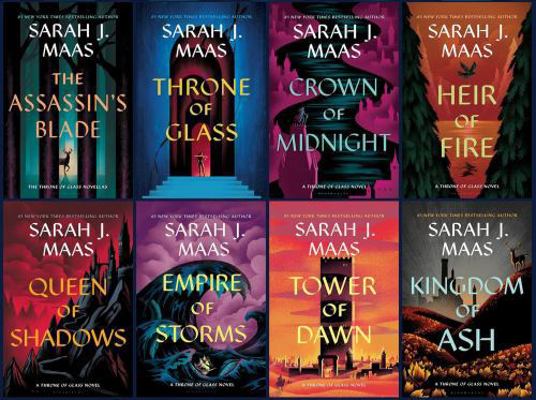 Throne of Glass Series Collection 8 Books Box S... B0F6NGN5ZB Book Cover