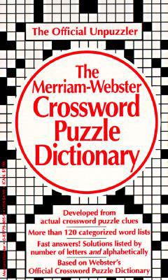 Merriam-Webster Crossword Puzzle Dictionary 0877799059 Book Cover