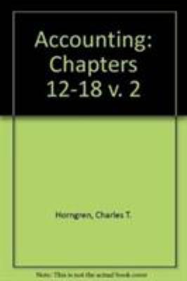 Accounting: Volume II (Chapters 12-18), Canadia... 0130896942 Book Cover