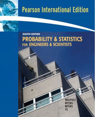 Probability & Statistics for Engineers & Scient... 0132047675 Book Cover