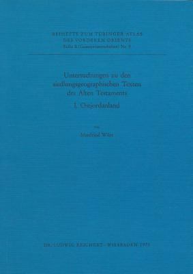 Untersuchungen Zu Den Siedlungsgeographischen T... [German] 3920153456 Book Cover