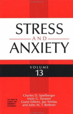Stress And Anxiety 1560321393 Book Cover