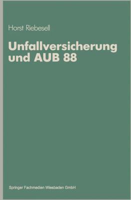 Unfallversicherung Und Aub 88 [German] 3409185054 Book Cover