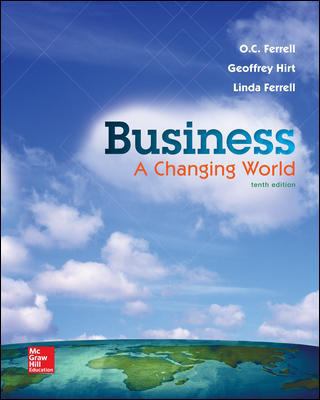 Business: A Changing World 1259179397 Book Cover