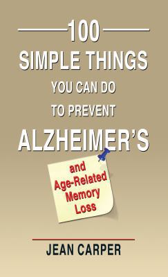 100 Simple Things You Can Do to Prevent Alzheim... [Large Print] 1410434206 Book Cover