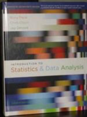 Introduction to Statistics & Data Analysis, 4th... 0840068387 Book Cover