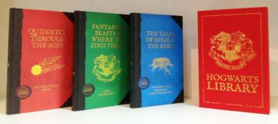 The Hogwarts Library (3 Volume Boxed Set): Quid... 0545615402 Book Cover