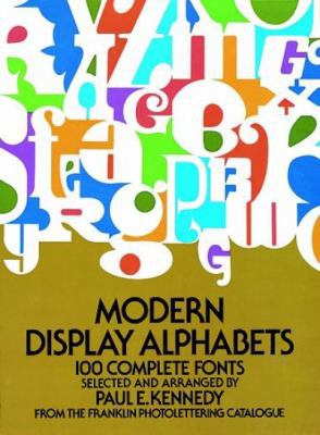 Modern Display Alphabets 048623097X Book Cover