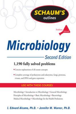 Schaum's Outline of Microbiology 0071623264 Book Cover