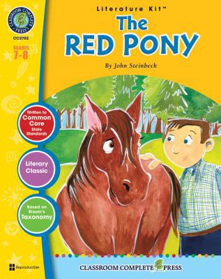 The Red Pony: Grades 7-8 [With Transparencies] 1553193849 Book Cover