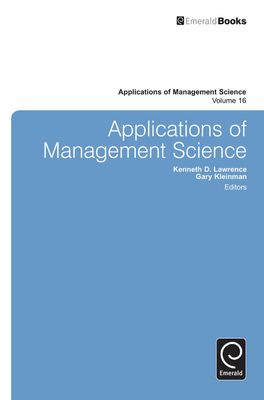 Applications of Management Science 1781909563 Book Cover