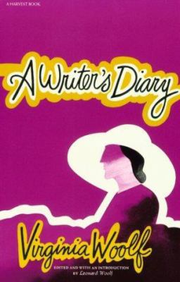 A Writer's Diary,: Being Extracts from the Diar... 015698380X Book Cover