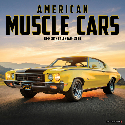 American Muscle Cars 2026 12 X 12 Wall Calendar 1549249827 Book Cover