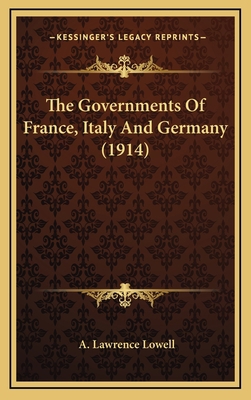 The Governments of France, Italy and Germany (1... 1164281909 Book Cover