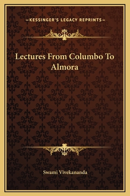 Lectures From Columbo To Almora 1169285155 Book Cover