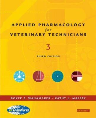 Applied Pharmacology for the Veterinary Technician 0721603823 Book Cover