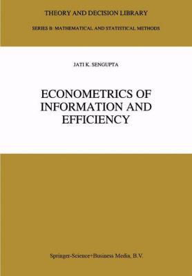 Econometrics of Information and Efficiency 079232353X Book Cover