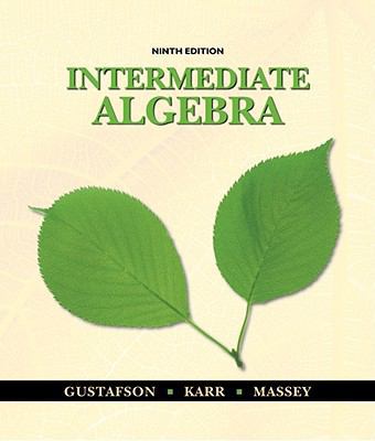 Intermediate Algebra 0495831425 Book Cover