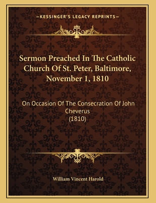 Sermon Preached In The Catholic Church Of St. P... 1165742748 Book Cover