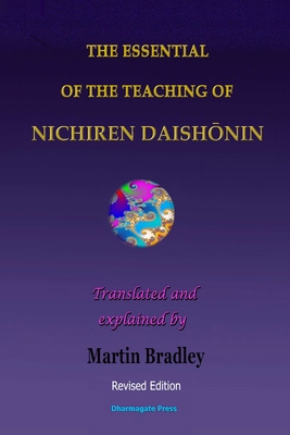 The Essential of the Teaching of Nichiren Daish... 1326371908 Book Cover