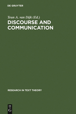 Discourse and Communication 3110103192 Book Cover