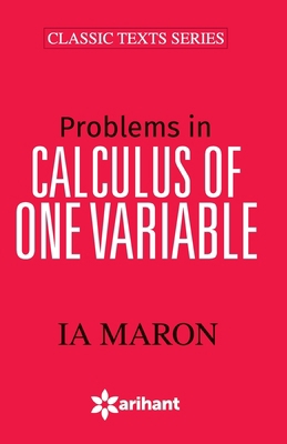 Calculus of One Variable 9351762599 Book Cover