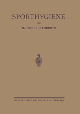 Sporthygiene [German] 3662354845 Book Cover